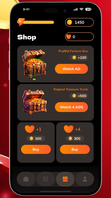 Bovada Casino - Win Fruit Game Screenshot