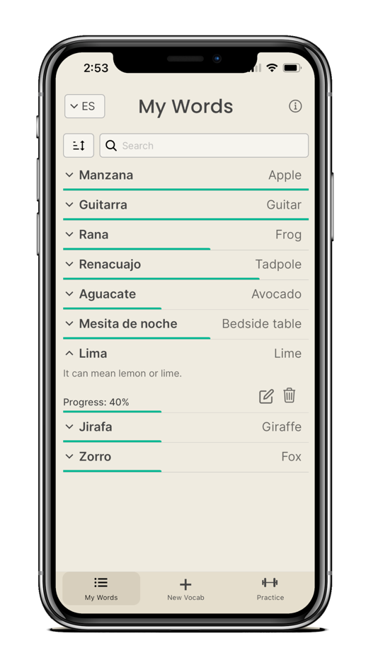 #2. Flash Language (iOS) 由: Evan Mazor