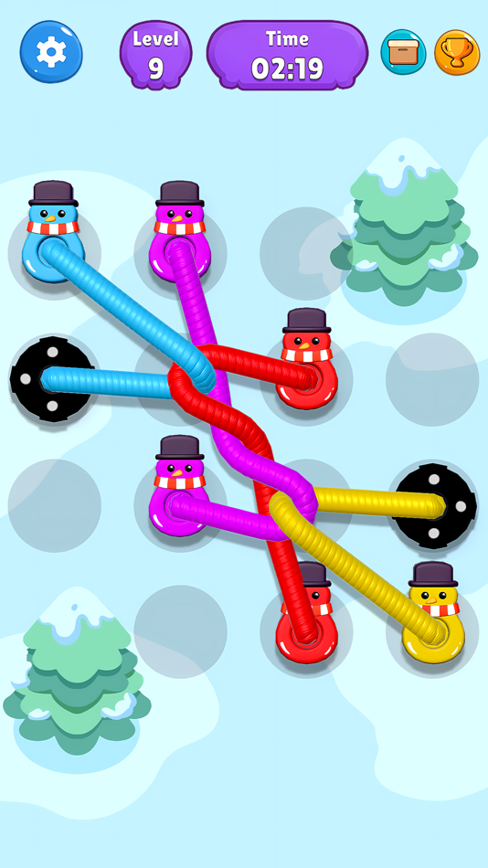 #2. Tangled Line 3D: Knot Twisted (iOS) 由: Hiker Games Joint Stock Company