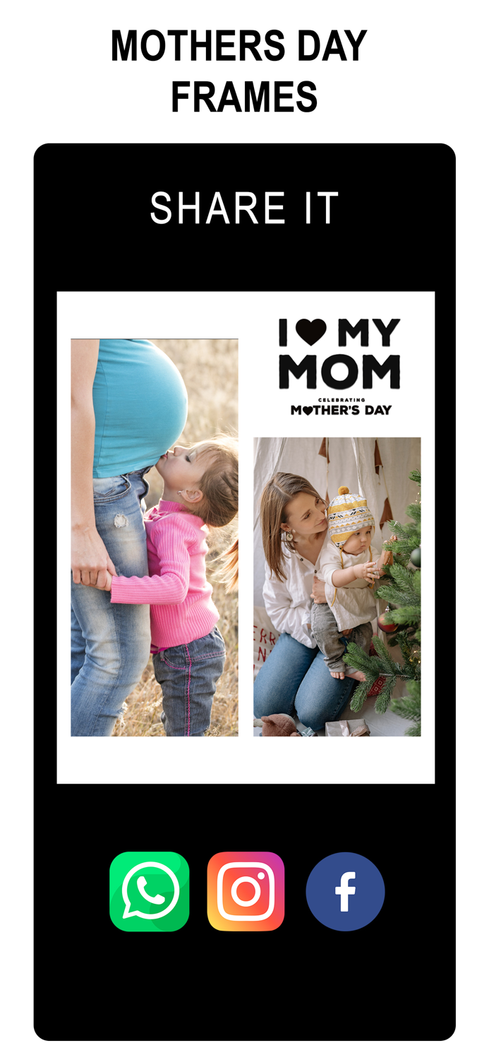 Mothers Day Photo Frames Cake