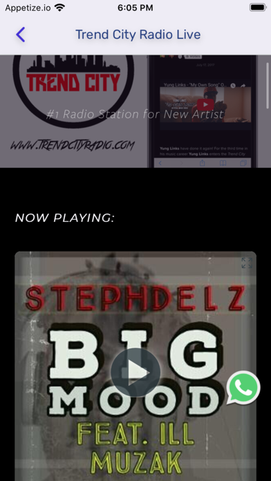 Trend City Radio Screenshot
