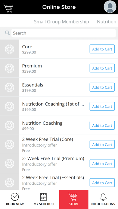 GameChanger Fitness Screenshot