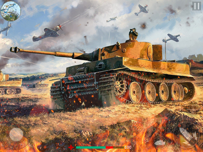 Tank Games Military War Battle
