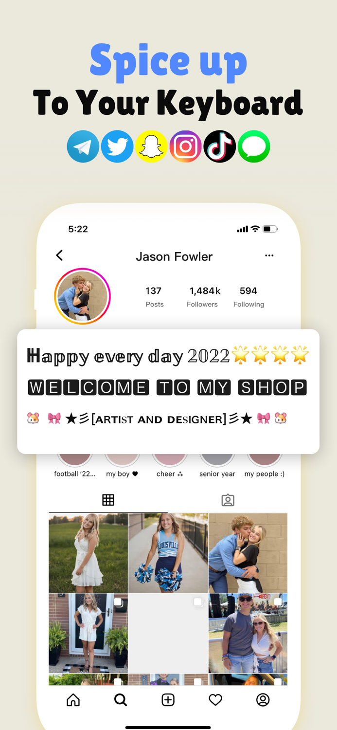 Font Creator for Keyboard