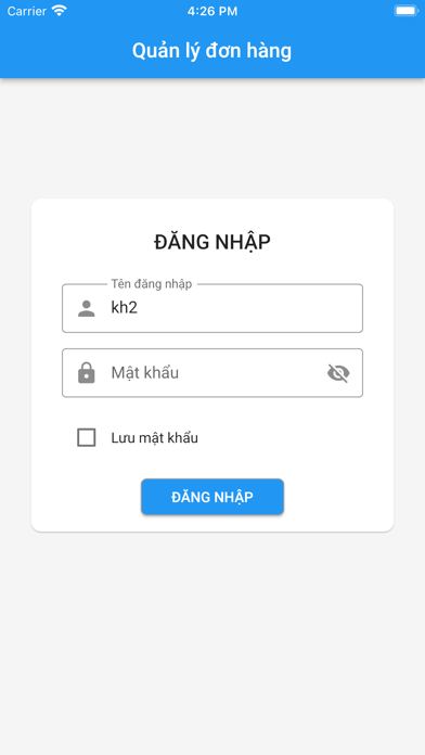 OMS-Hệ thống quản lý đơn hàng Screenshot