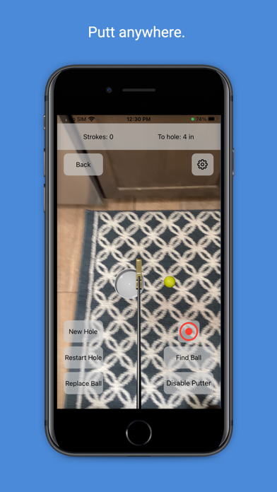 AR Putting Screenshot
