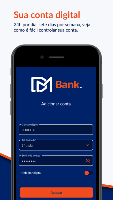 DM bank. Screenshot