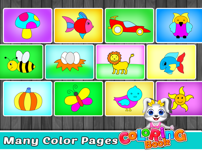 Easy Colouring Book For Baby