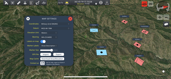 Achilleus 3D Tactical Map