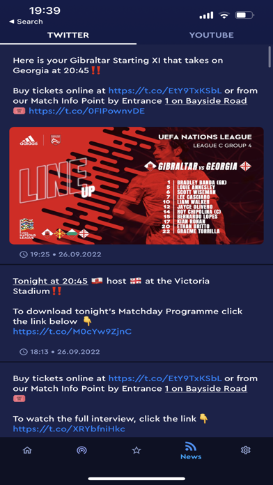 Gibraltar Football Screenshot