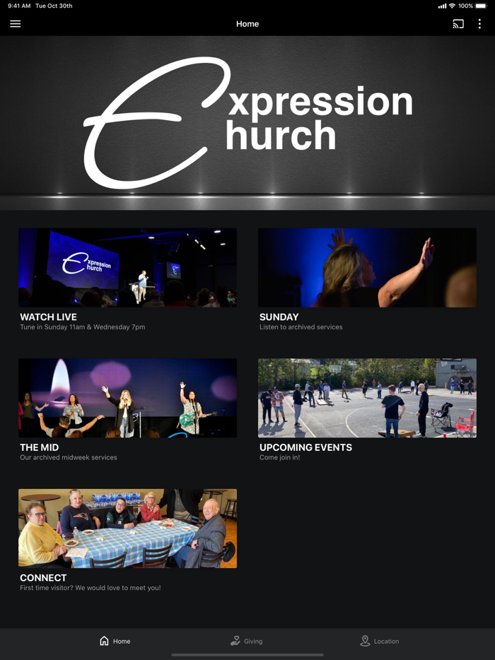 Expression Church App