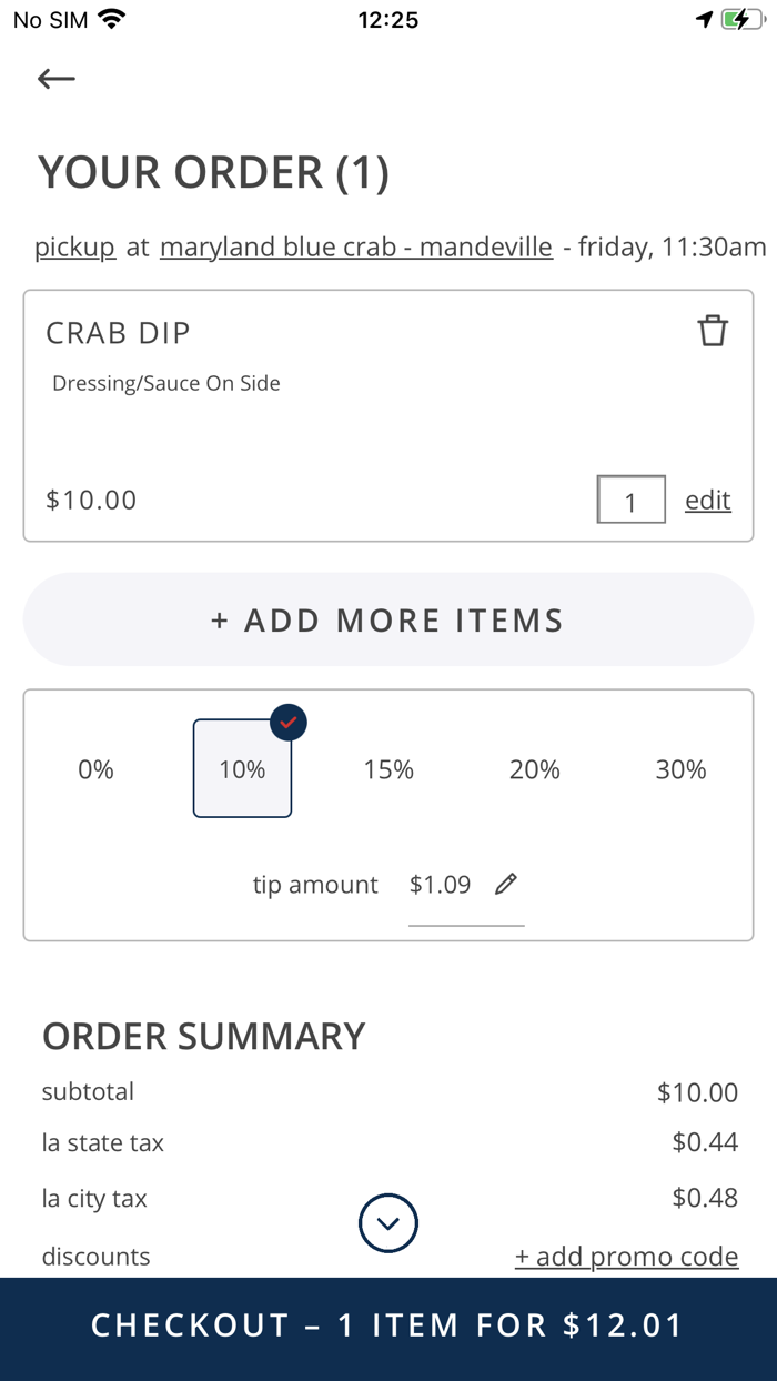 Maryland Blue Crab- Crab House