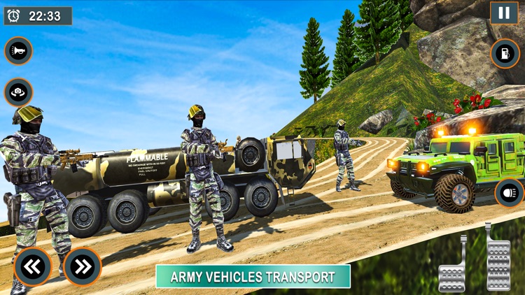 ArmyVehicalTruckTransport3d screenshot-3