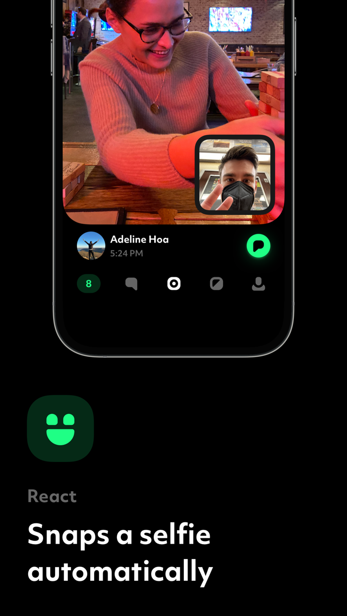 Mirror - See every reaction