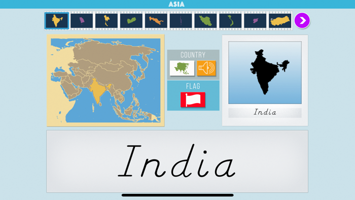 Asia - Montessori Geography