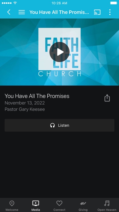 The Faith Life Church App Screenshot