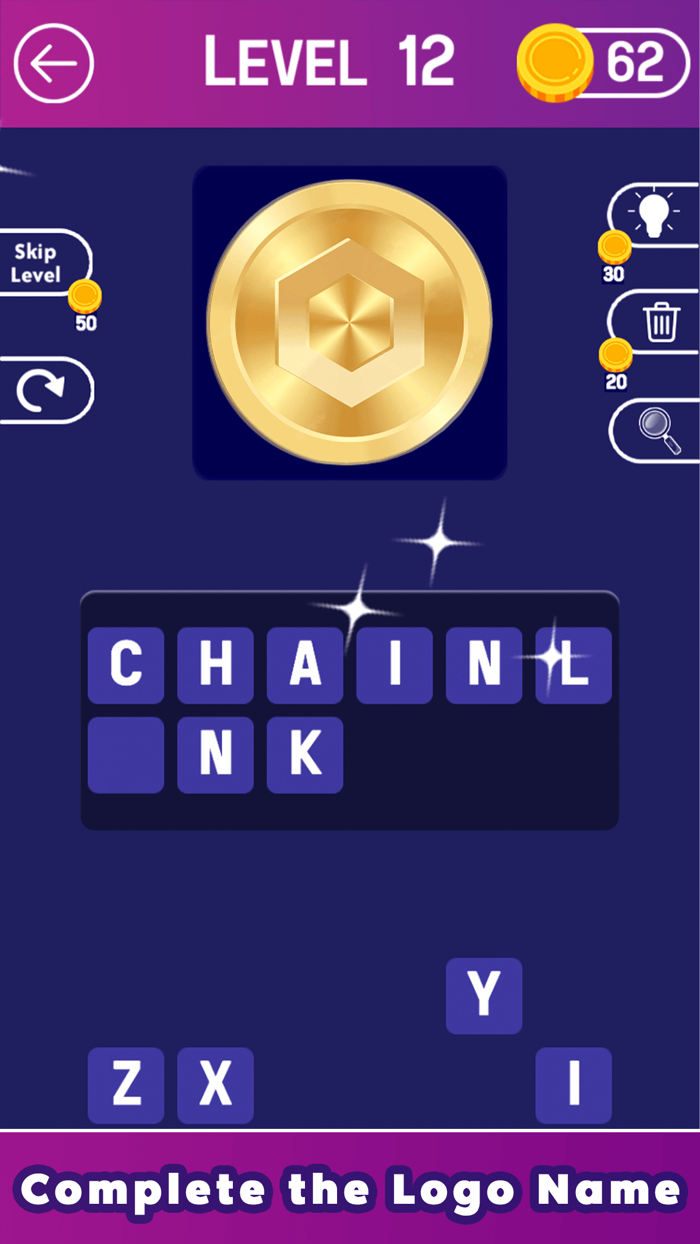 Crypto Logo Quiz Game