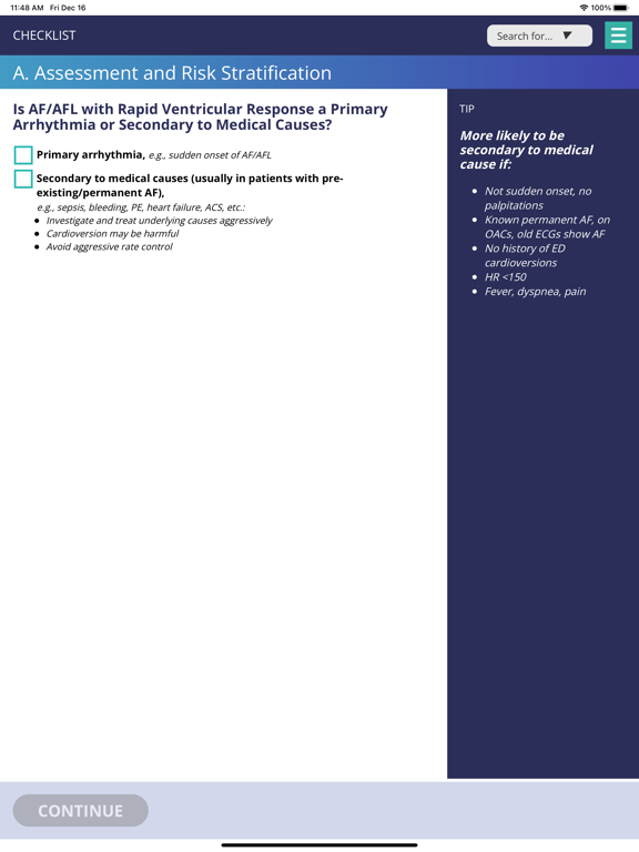 Screenshot #5 pour CAEP Atrial Fibrillation Guide