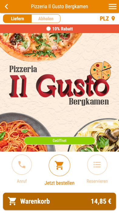 Pizzeria Il Gusto Bergkamen Screenshot