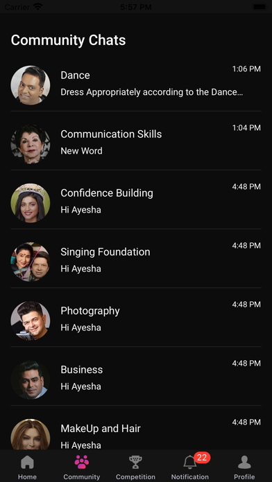 CelebritySchool Screenshot