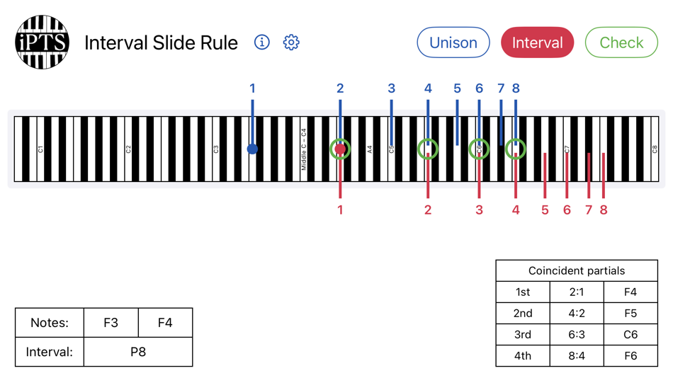 #2. Piano Tuner's Slide Rule (iOS) 게시자: Mark Cerisano