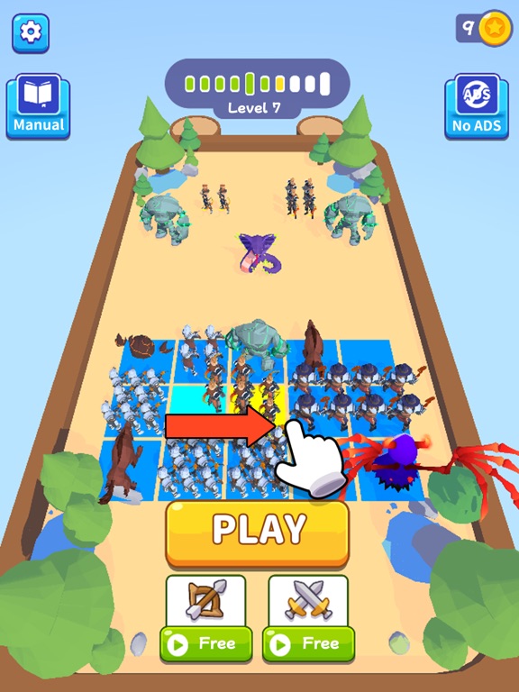 Merge Tactics iPad screenshot 2 - Games app