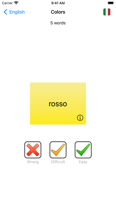 You Have Words Italian Screenshot