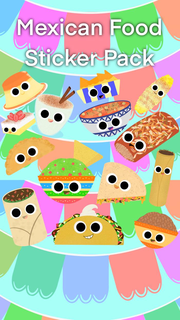 Mexican Food Sticker Pack