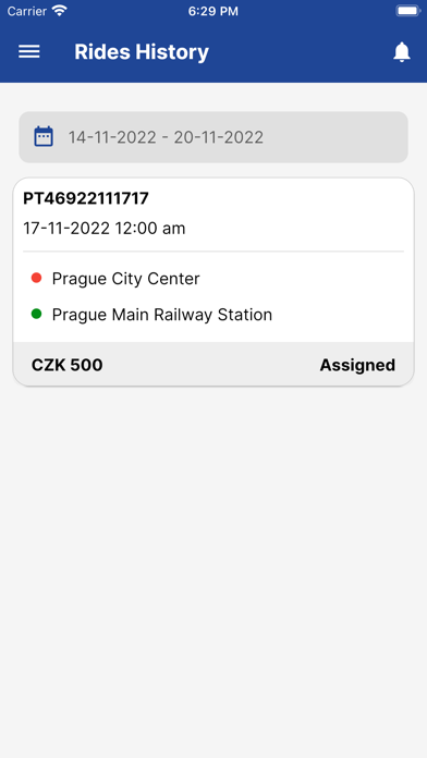 PragaTrip Driver Screenshot