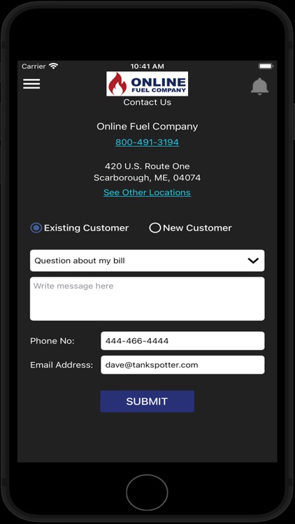 Online Fuel Company