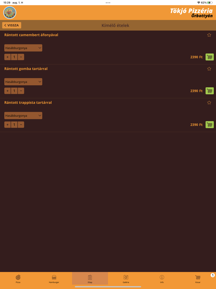 Tökjó Pizzéria Őrbottyán