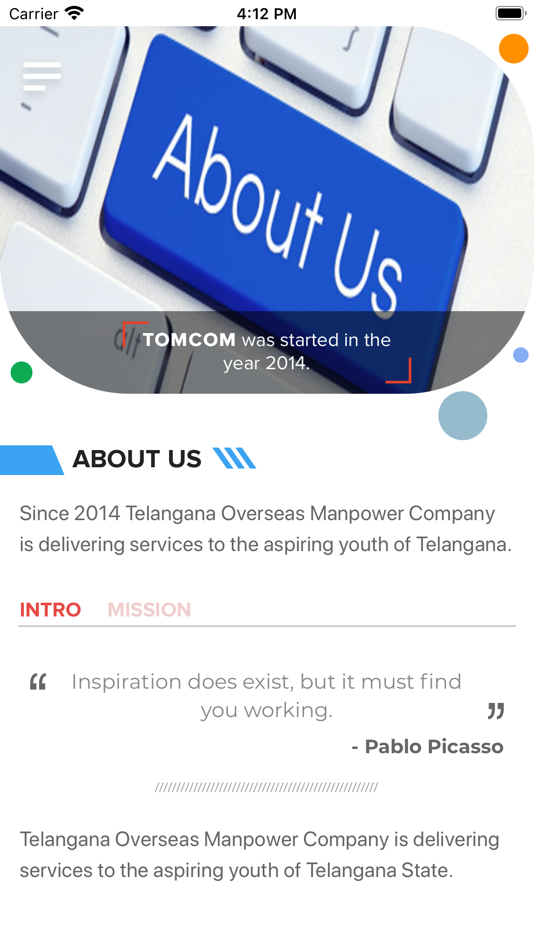 #5. TOMCOM (iOS) 由: LRR Technologies (Hyderabad) Private Limited