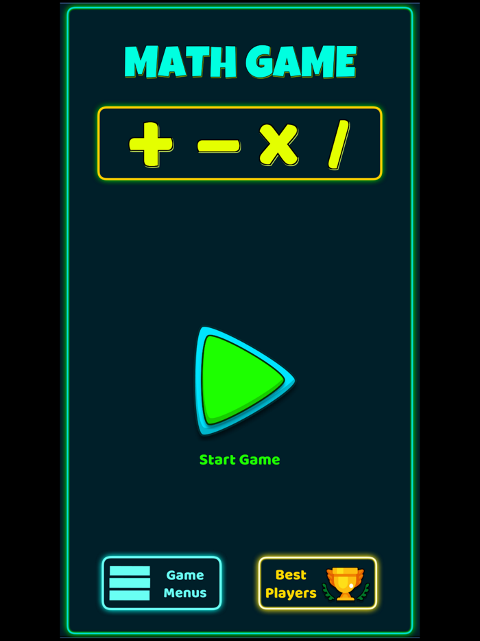Mathematics Quiz Game