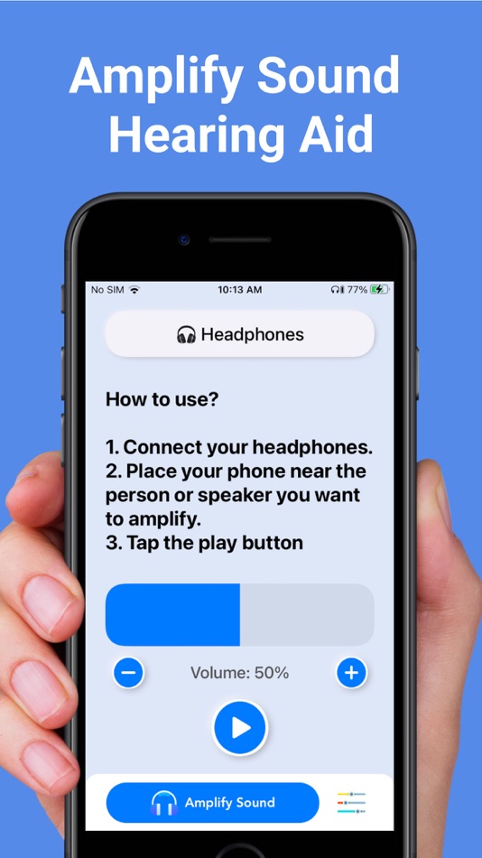 Sound Amplifier - Hearing App - 1.5 - (iOS)