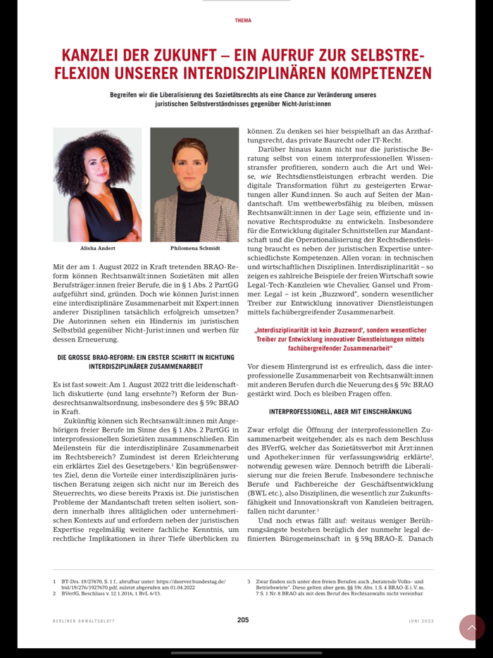 Berliner Anwaltsblatt