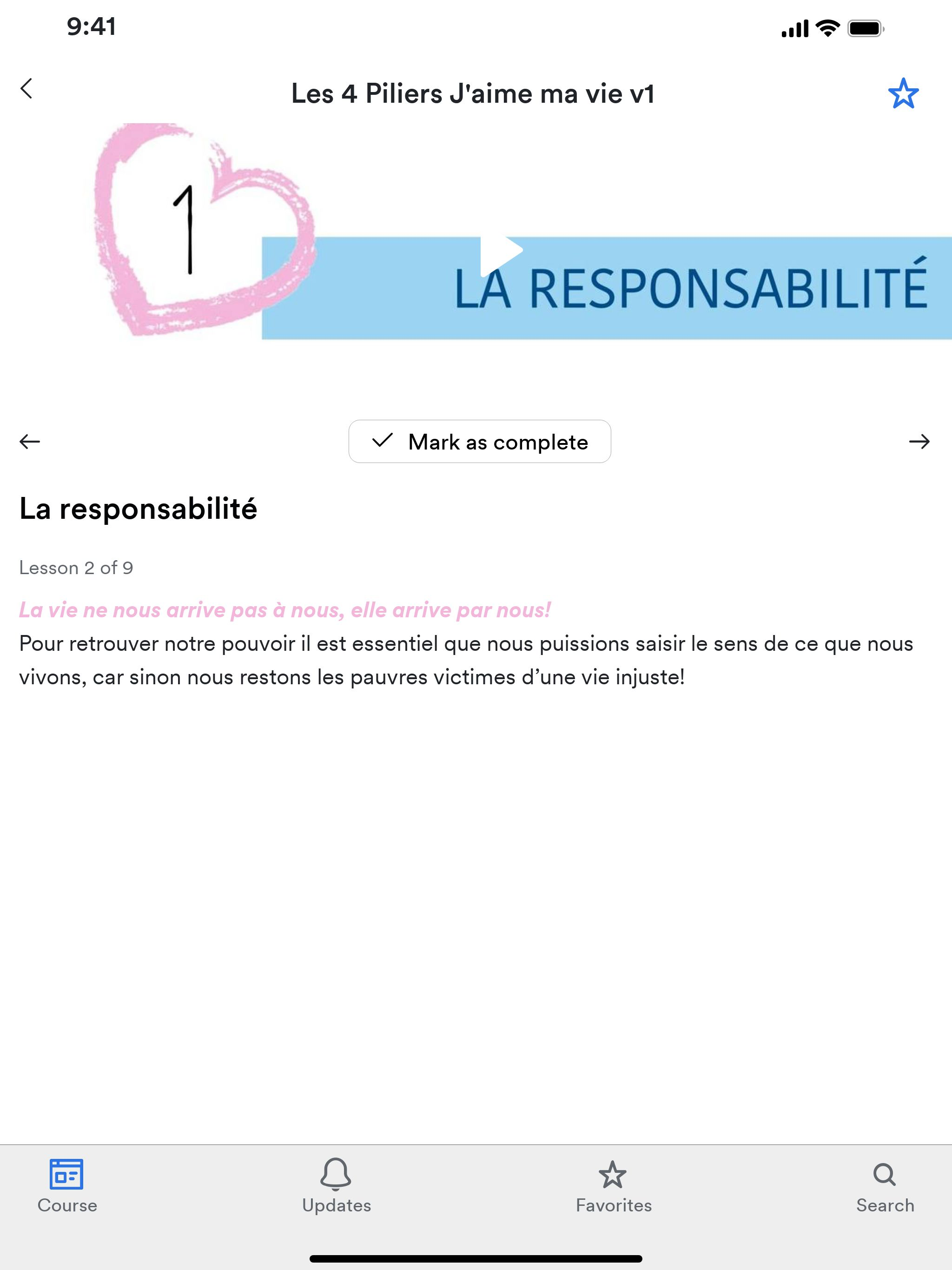 J aime ma vie