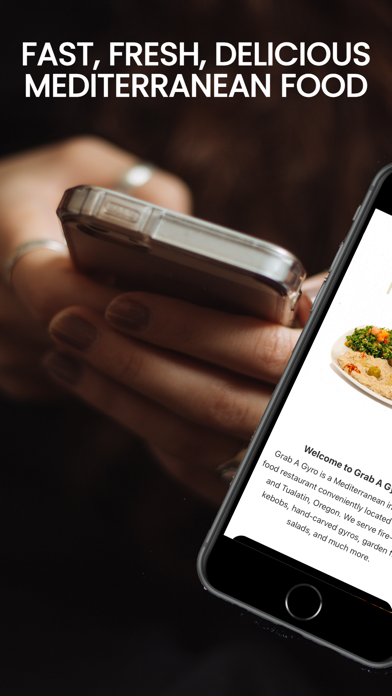 Grab A Gyros Online iPhone screenshot 5 - Food & Drink app