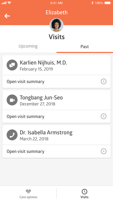 Care2U Virtual Care Screenshot