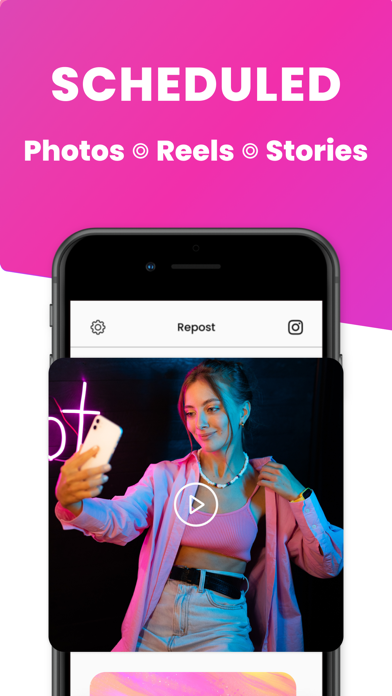 Repost — Video, Story, Photo Screenshot 1 - AppWisp.com Repost — Video, Story, Photo Screenshot 1 - AppWisp.com