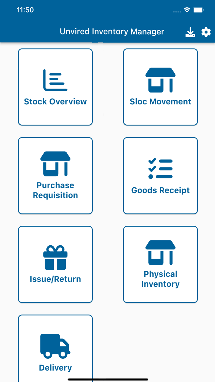 Unvired Inventory Manager