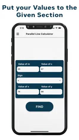 Game screenshot Parallel Line Calculator apk