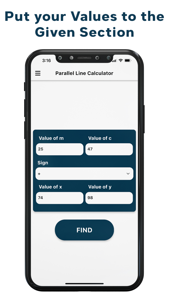 Parallel Line Calculator