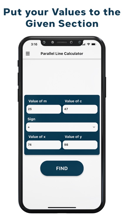 Parallel Line Calculator