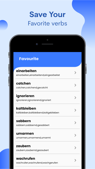 German Verbs Conjugator Screenshot