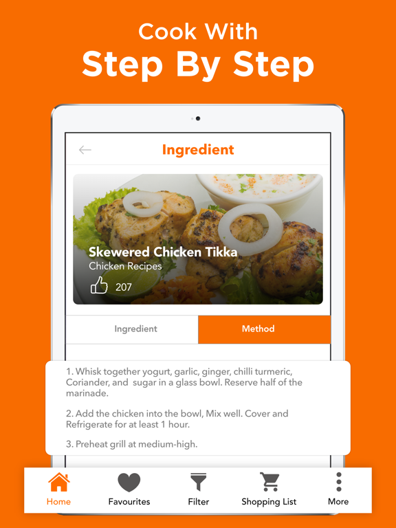 Healthy Recipes & Meal Planner iPad screenshot 6 - Lifestyle app