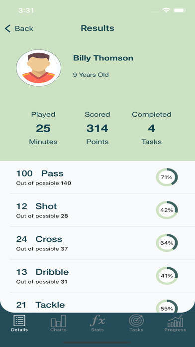 Football StatKeeper Screenshot