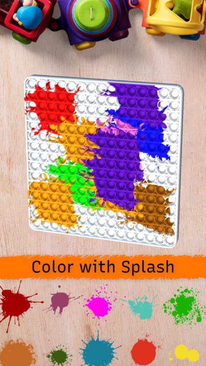 Pop It Fidget Toys 3D Coloring screenshot-5