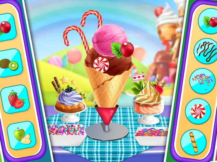 Cone Ice Cupcake Making Shop
