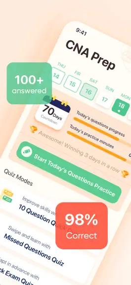 Game screenshot CNA Test Prep 2023 apk