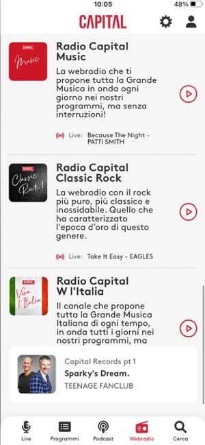 Radio Capital su App Store